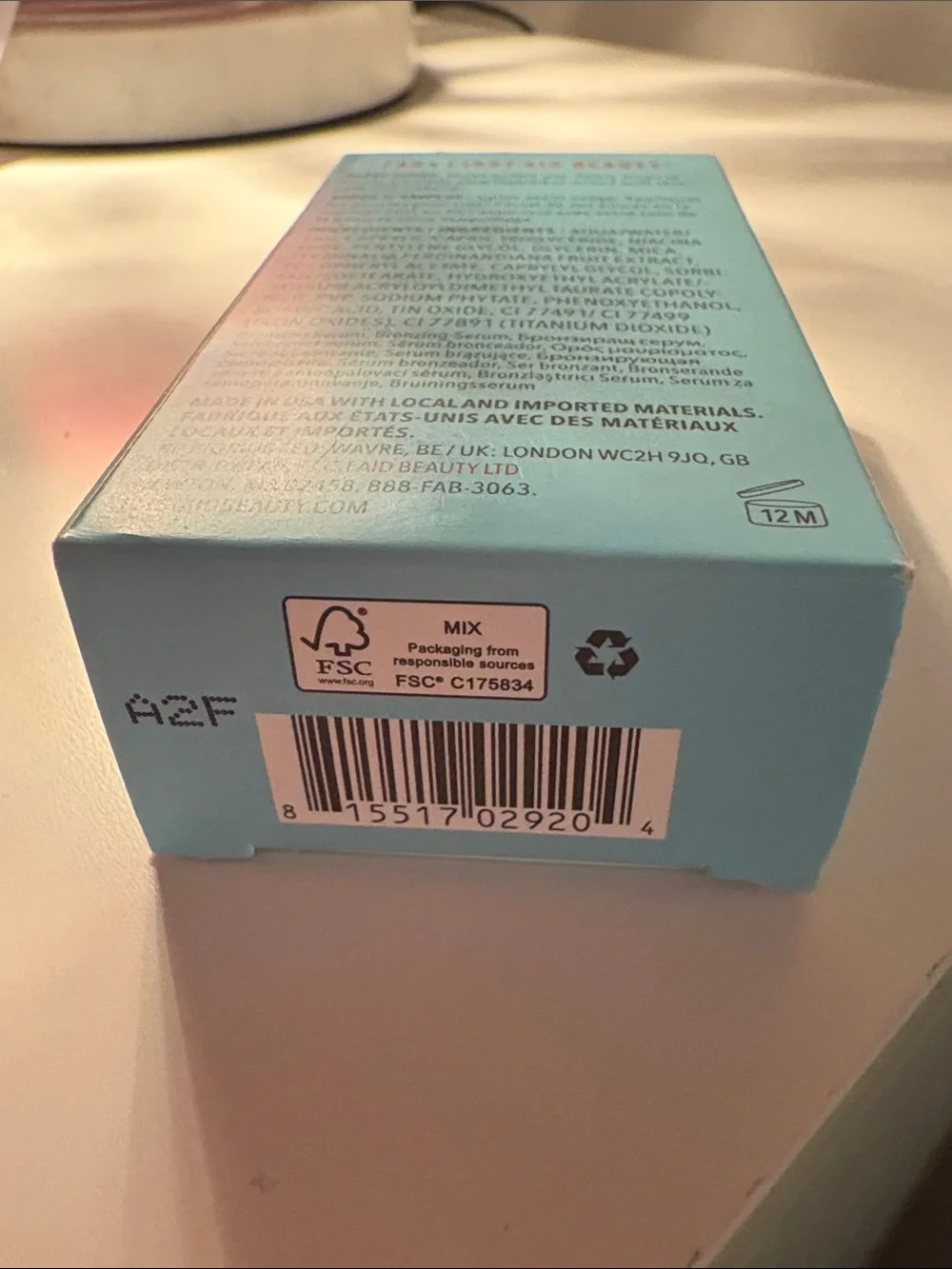 First Aid Beauty Bronze and Glow drops  New in box